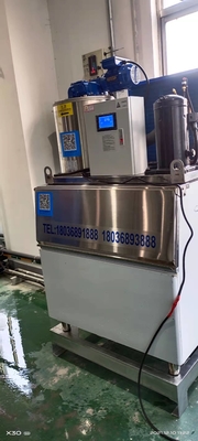 Yüksek Verimli Flack Buz Yapma Makinesi 0.5ton Büyük Yaprak Buz Makinesi