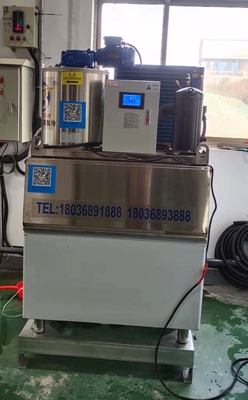 Yüksek Verimli Flack Buz Yapma Makinesi 0.5ton Büyük Yaprak Buz Makinesi