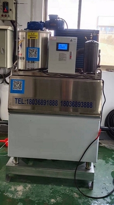 Yüksek Verimli Flack Buz Yapma Makinesi 0.5ton Büyük Yaprak Buz Makinesi