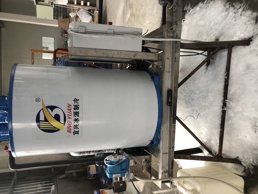 Taze Tutma Endüstriyel Yaprak Buz Yapma Makinesi 1 2 3T 5 10 Ton 15 20 30 40 Ton