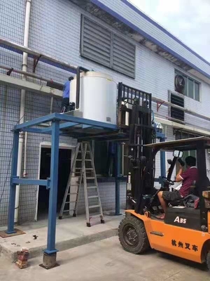 Deniz Ürünleri Soğutucu için 70kw 10ton Kar Tanesi Buz Makinesi Makinesi