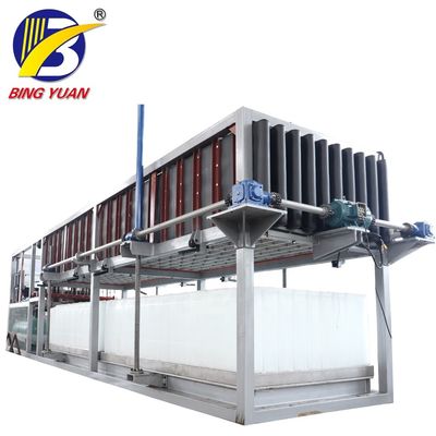 Fabrika Fiyatı Büyük Kapasiteli Buz Makinesi, Endüstriyel Blok Buz Makinesi 10T Günlük Kapasite