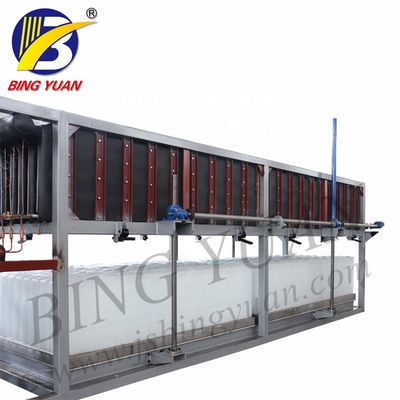 380V 50KG 30 Tonluk Blok Buz Yapma Makinesi, Şeffaf Blok Buz Makinesi