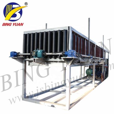 Su Soğutma 50KG 220V Blok Buz Yapma Makinesi, 3 Tonluk Buz Makinesi