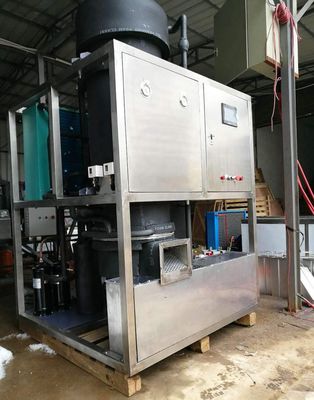 2 Ton 22mm Hava Soğutmalı Buz Makinesi, Otomatik Buz Yapma Makinesi