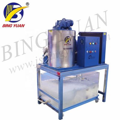 Yüksek Performanslı Düşük Fiyatlı Enerji Tasarruflu Yixing ICS 1T Yaprak Buz Makinesi