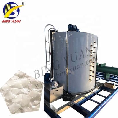 380 Volt 124.3KW 2mm Yaprak Buz Makinesi