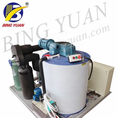 Evaporatif Soğutma 10KW R404A Kar Tanesi Buz Yapıcı, 3 Ton Buz Makinesi
