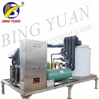 R404A 220V 12T Yaprak Buz Yapma Makinesi, Ticari Buz Yapma Makinesi