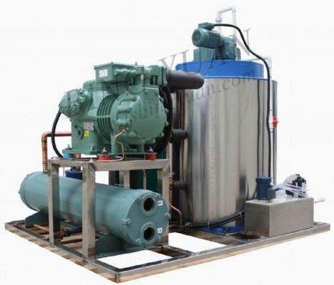 2.8KW 800KG Endüstriyel Yaprak Buz Yapma Makinesi, Küçük Yaprak Buz Makinesi