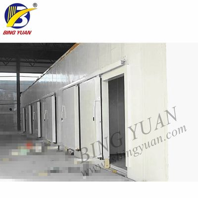 220V 75mm Güneş Enerjisi Konteynerli Soğuk Oda, Balık Depolama İçin Soğuk Oda