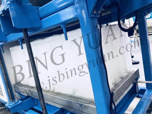 Yixing ICS Soğutma Yüksek Kalite, Düşük fiyat Direkt Sistem Blok Buz Makinesi 1 ton / 24 saat