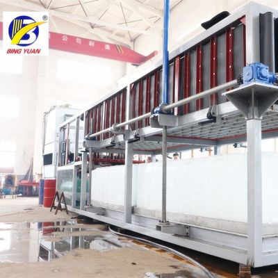 1 ton Küçük kapasiteli, doğrudan soğutma buz bloğu yapma makinesi buz yapma makinesi