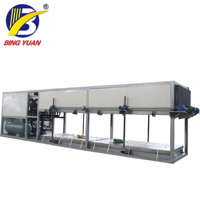 0.5T 220 Volt 50KG Blok Buz Yapma Makinesi, Tuzlu Su Buz Blok Makinesi