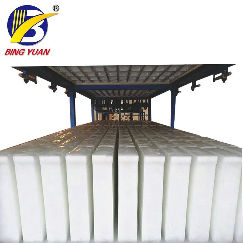 R404A 2.7KW 10000KG Blok Buz Yapma Makinesi, 10 Tonluk Buz Blok Yapma Makinesi