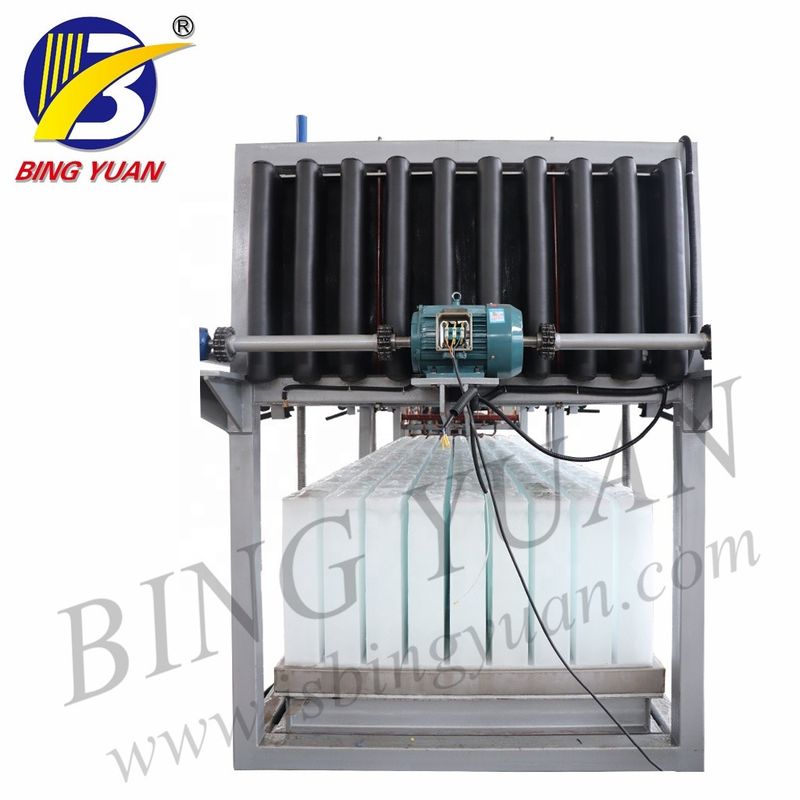 Ticari Blok Buz Yapıcı - Satılık 5T / Gün Direkt Sistem Buz Blok Yapma Makinesi