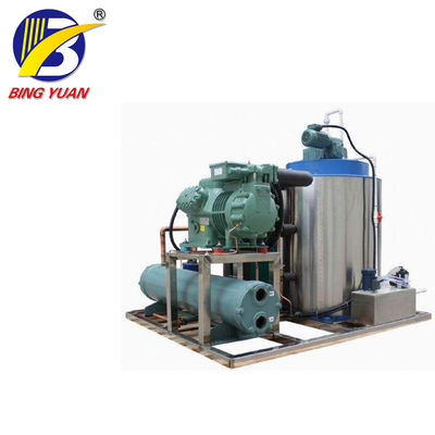 SUS304 380 Volt R22 10T Yaprak Buz Yapma Makinesi, Balık İçin Yaprak Buz Makinesi